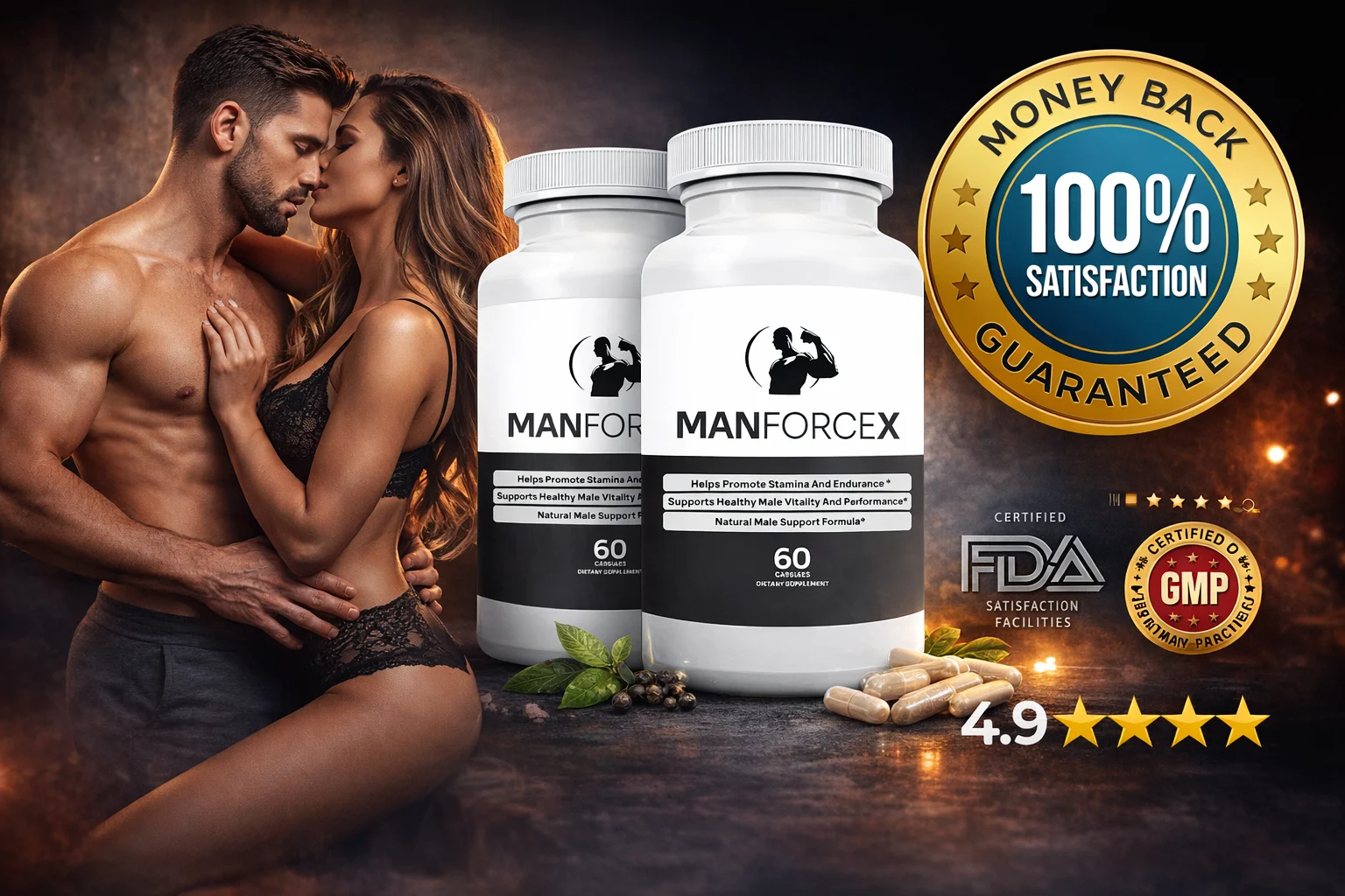 ManForceX Natural Male Enhancement Supplement